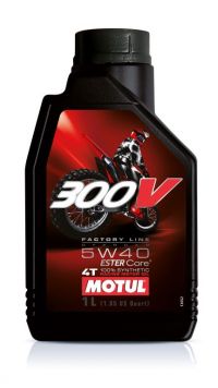 MOTUL 300V 4T Factory Line 5W40 Off Road 1 litru 86 RON
