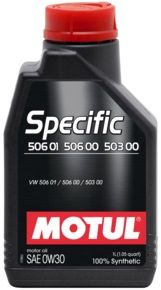 MOTUL Specific 506 01 506 00 503 00 0W30