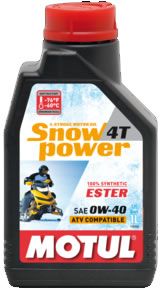 MOTUL SnowPower 4T 0W40 1 litru 82 RON